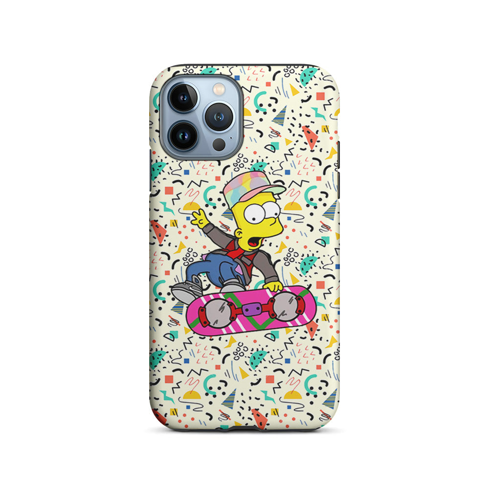 Bart Flying Board Jump Trick iPhone 15 Pro Max Case