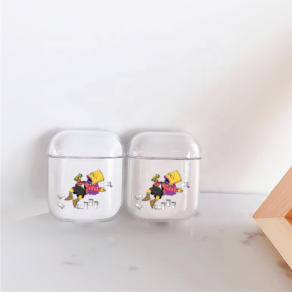 Bart Simpson Drunk Apple Airpods Case
