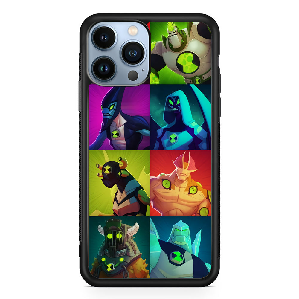 Ben 10 Collage Hero iPhone 15 Pro Case - Carneyforia