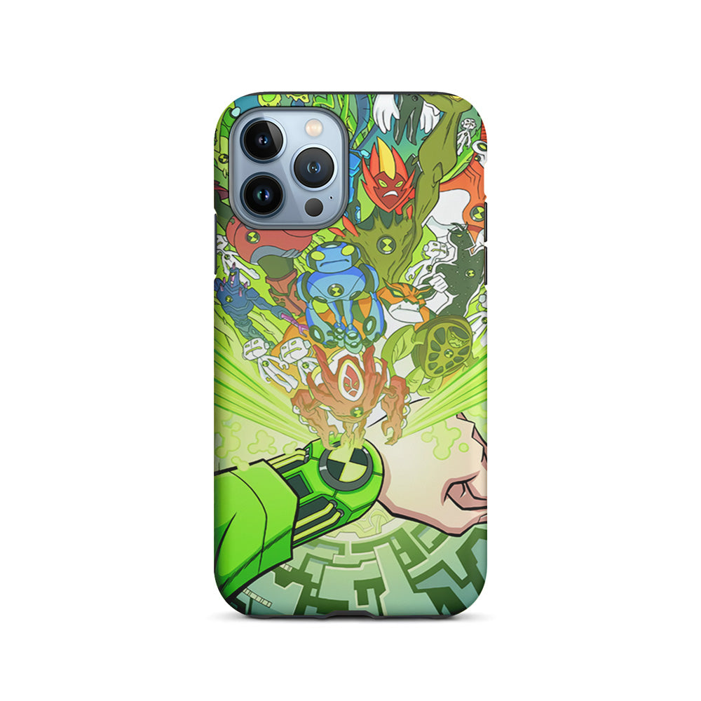 Ben 10 Omnitrix All Hero iPhone 15 Pro Case