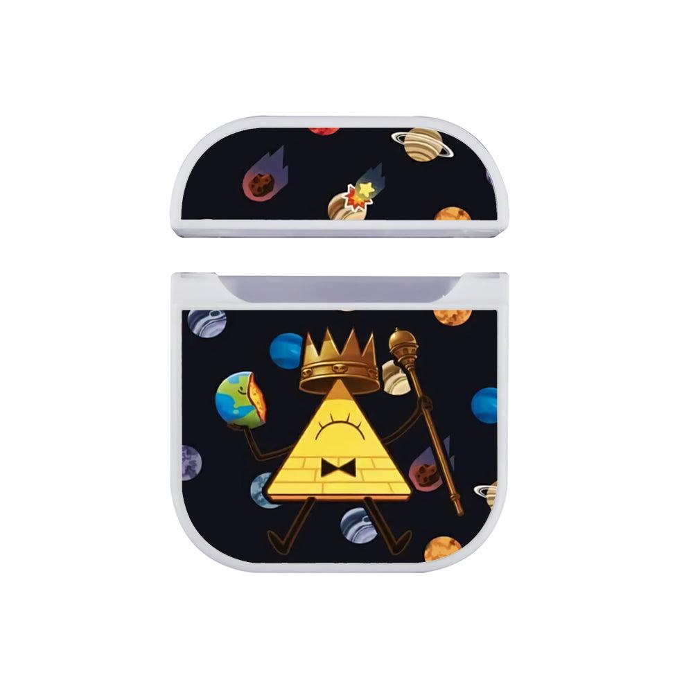 Bill Cipher Gravity Falls Planets Apple Airpods Case White