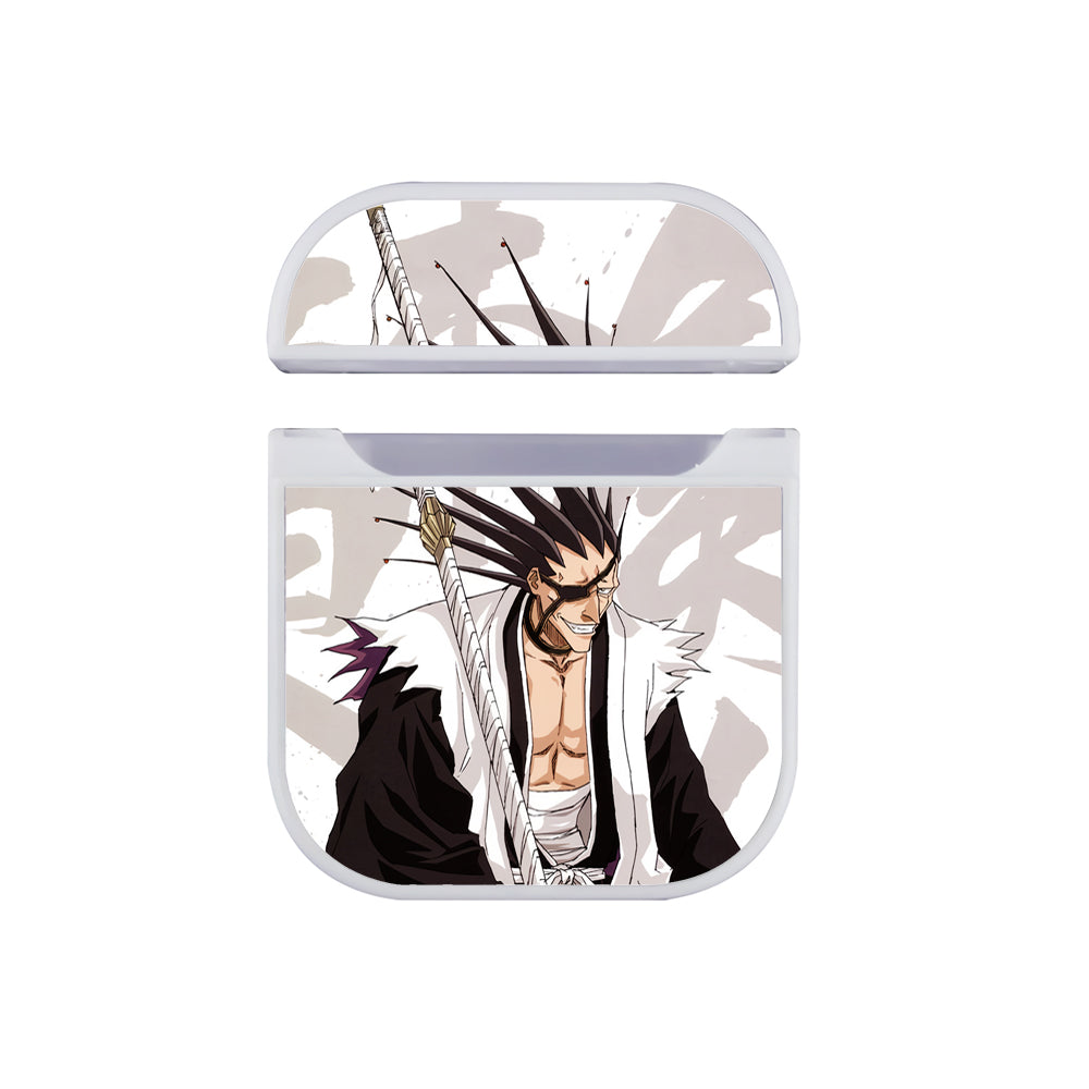 Bleach Kenpachi Zaraki Character Apple Airpods Case White