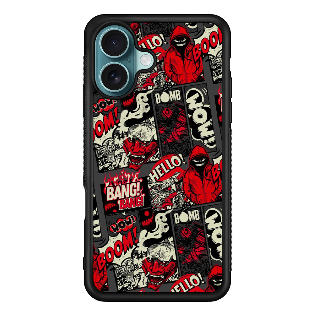 Bomb Bomb Bang Comic Strip iPhone 17 Case