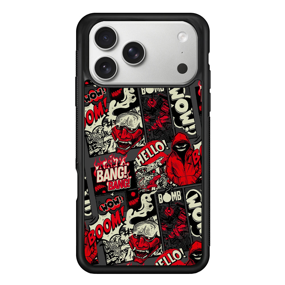 Bomb Bomb Bang Comic Strip iPhone 17 Pro Max Case