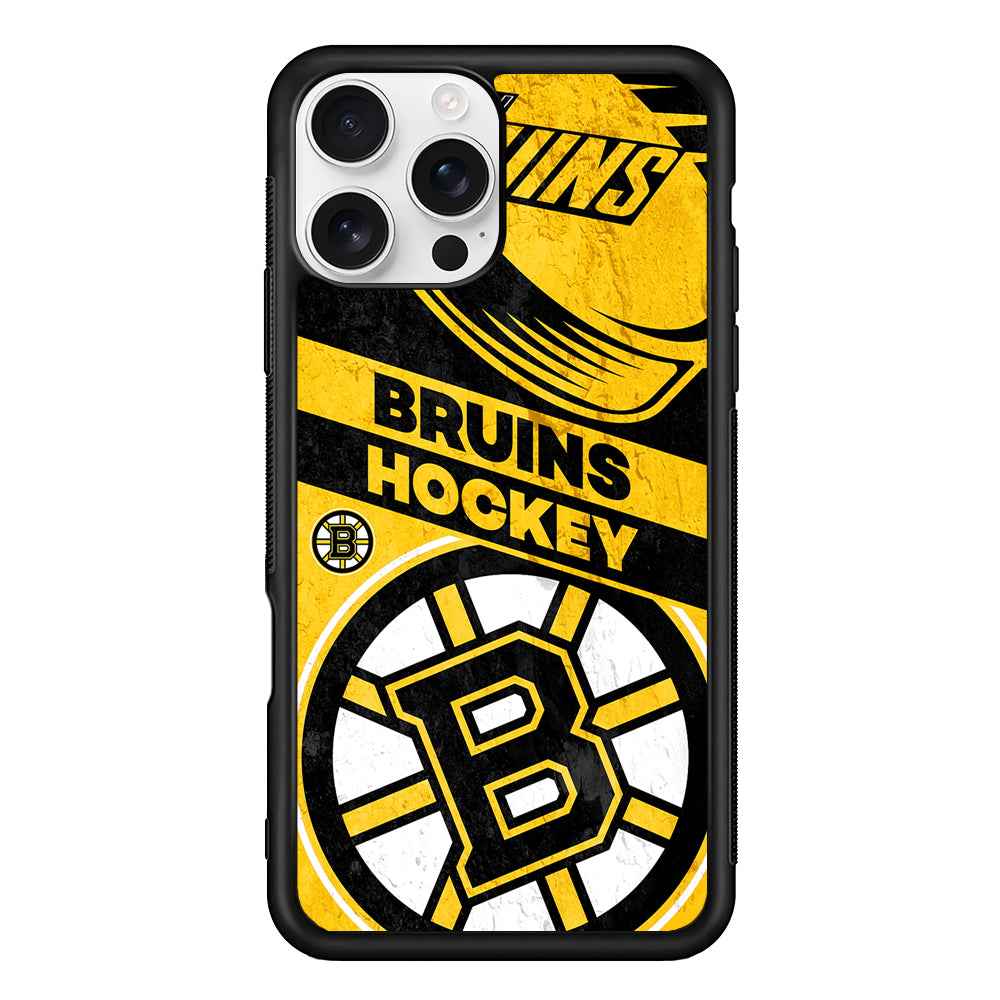 Boston Bruins Hockey Team iPhone 16 Pro Case