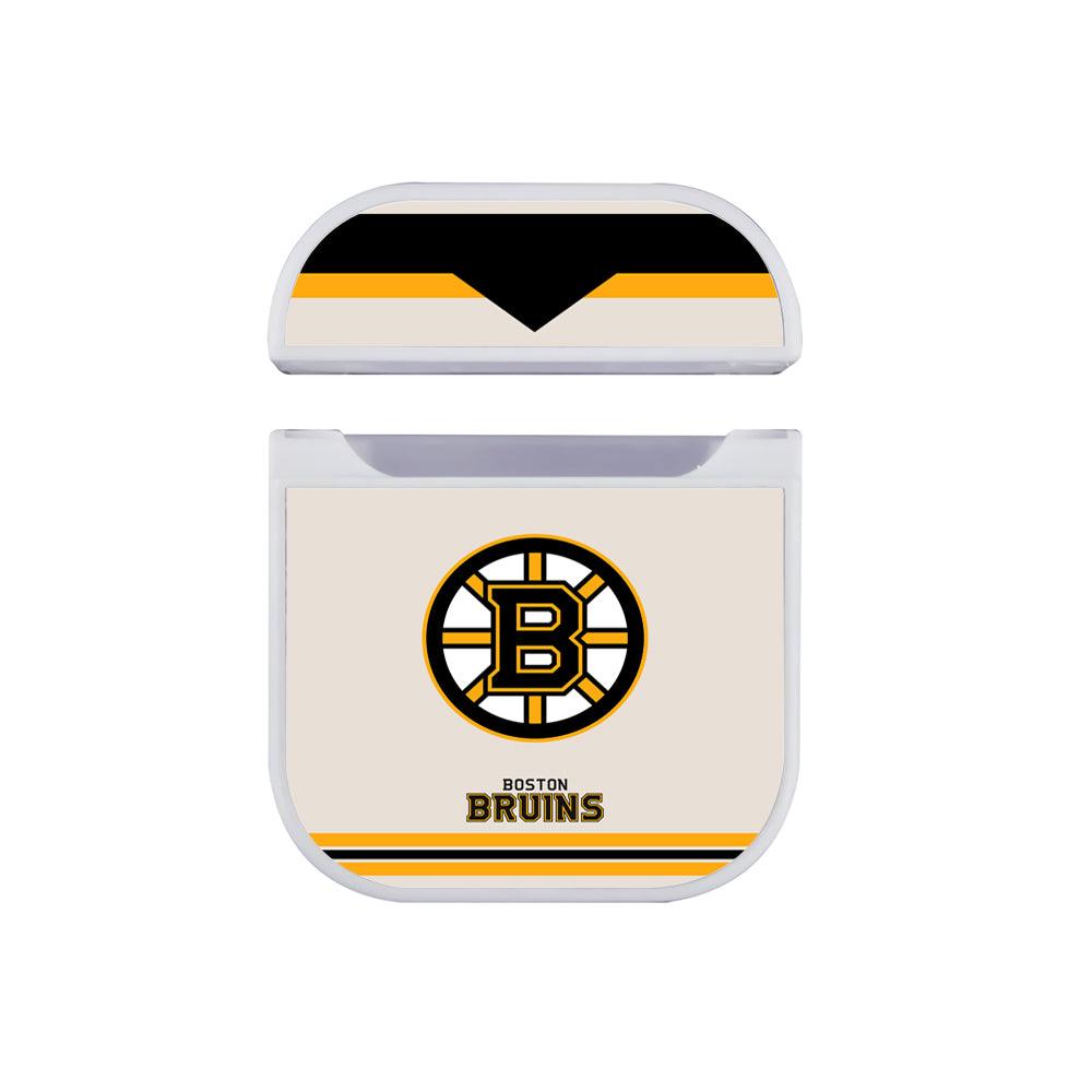 Boston Bruins NHL Command for Victory Apple Airpods Case White