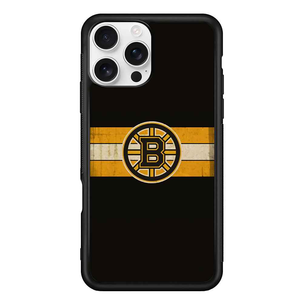 Boston Bruins NHL Team iPhone 16 Pro Case