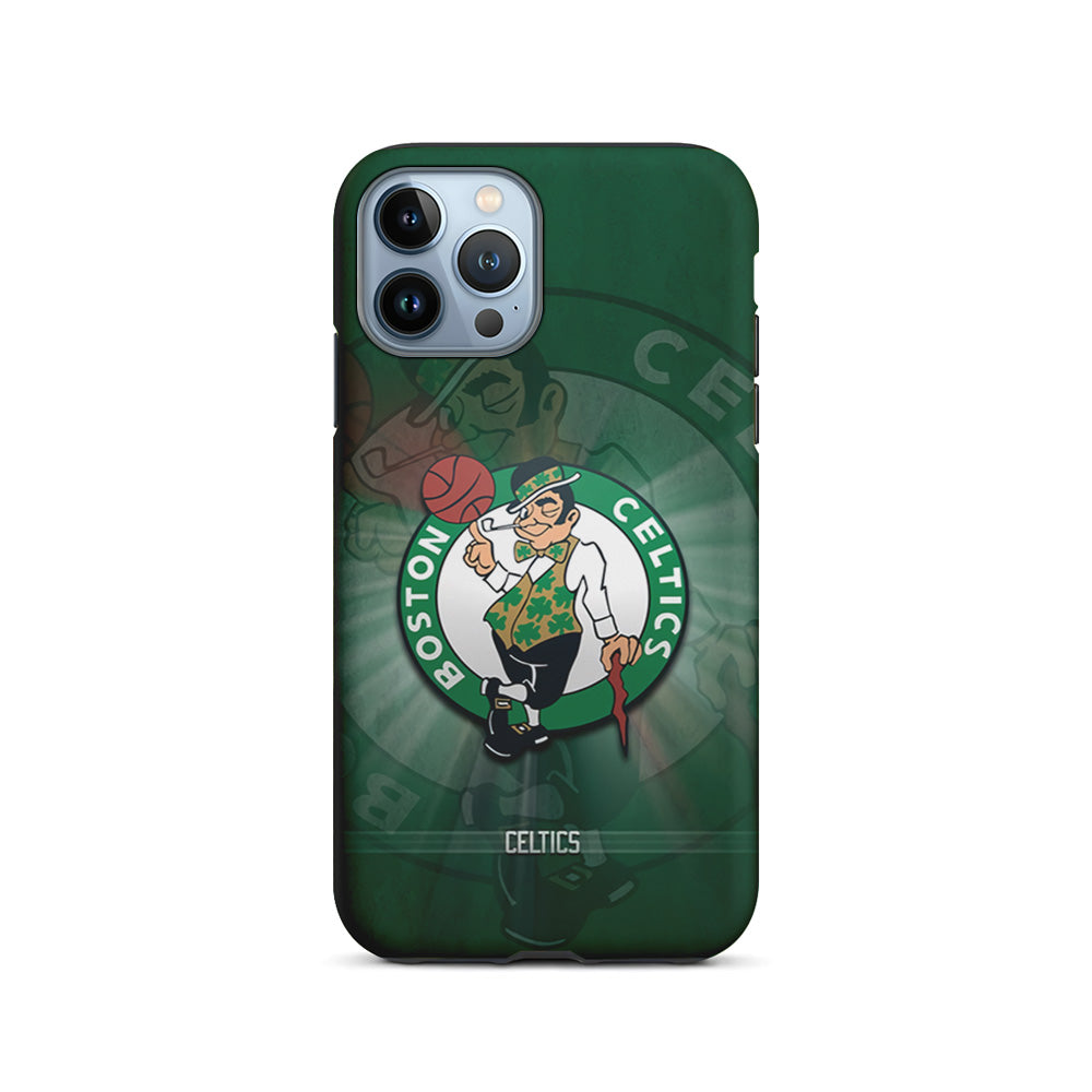 Boston Celtics Logo NBA iPhone 15 Pro Case
