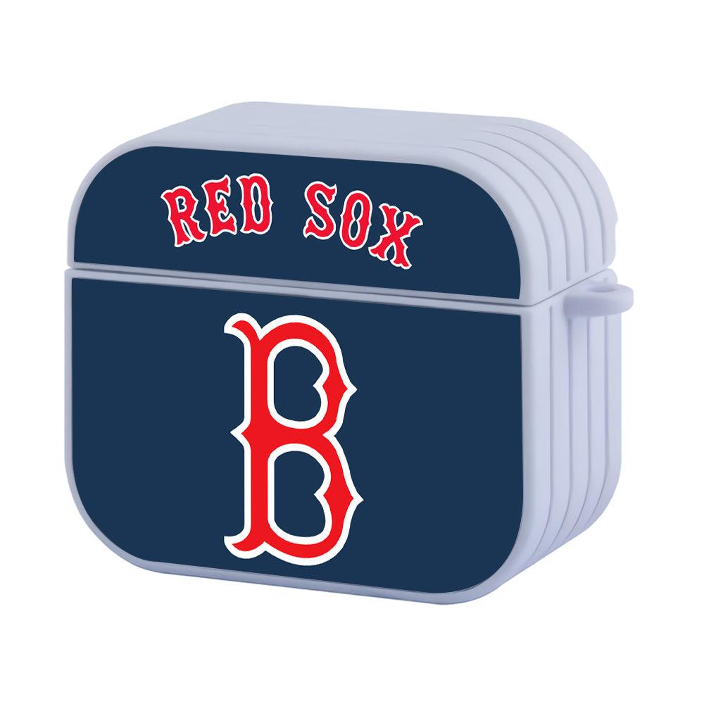 Boston Red Sox MLB Light on Center Apple Airpods 4 Case White