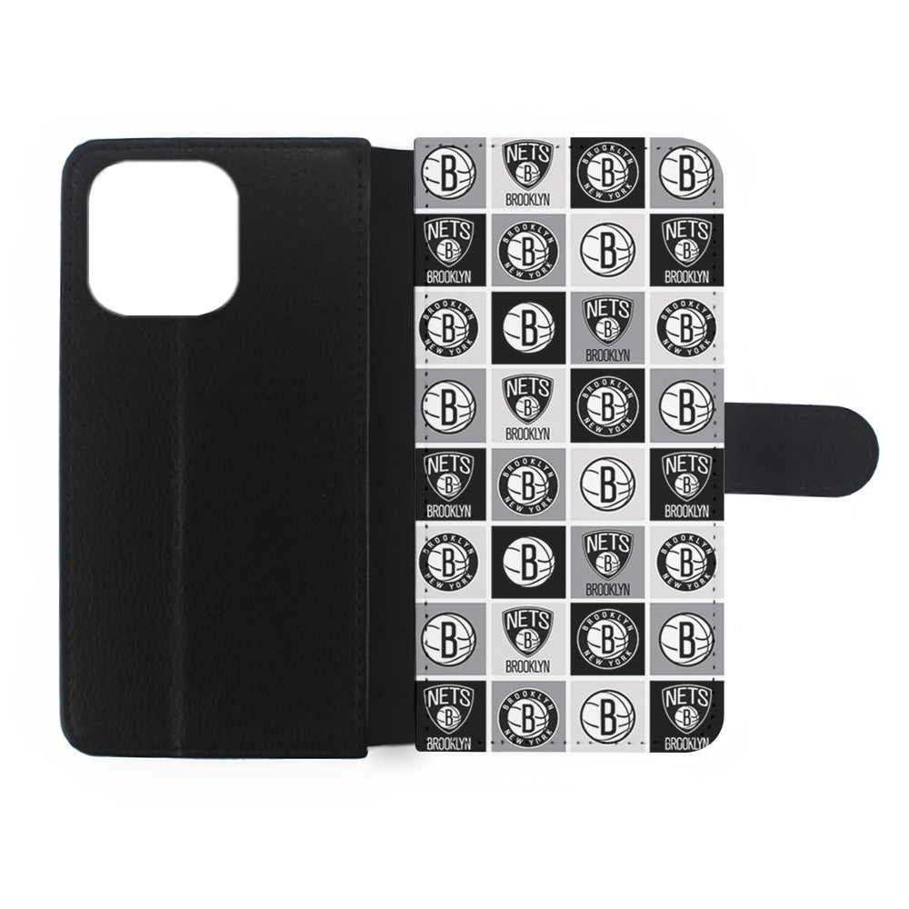 Brooklyn Nets Collage Of Logo iPhone 15 Pro Case