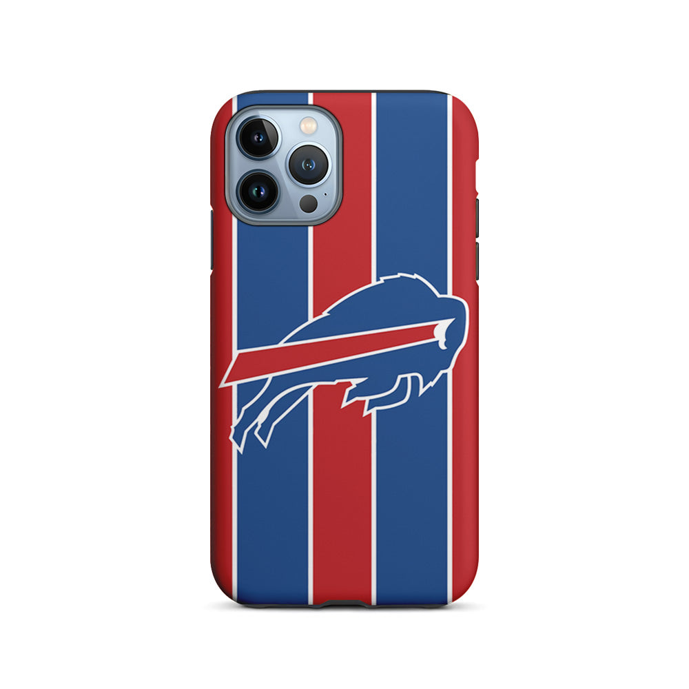 Buffalo Bills Stripe And Logo iPhone 15 Pro Case