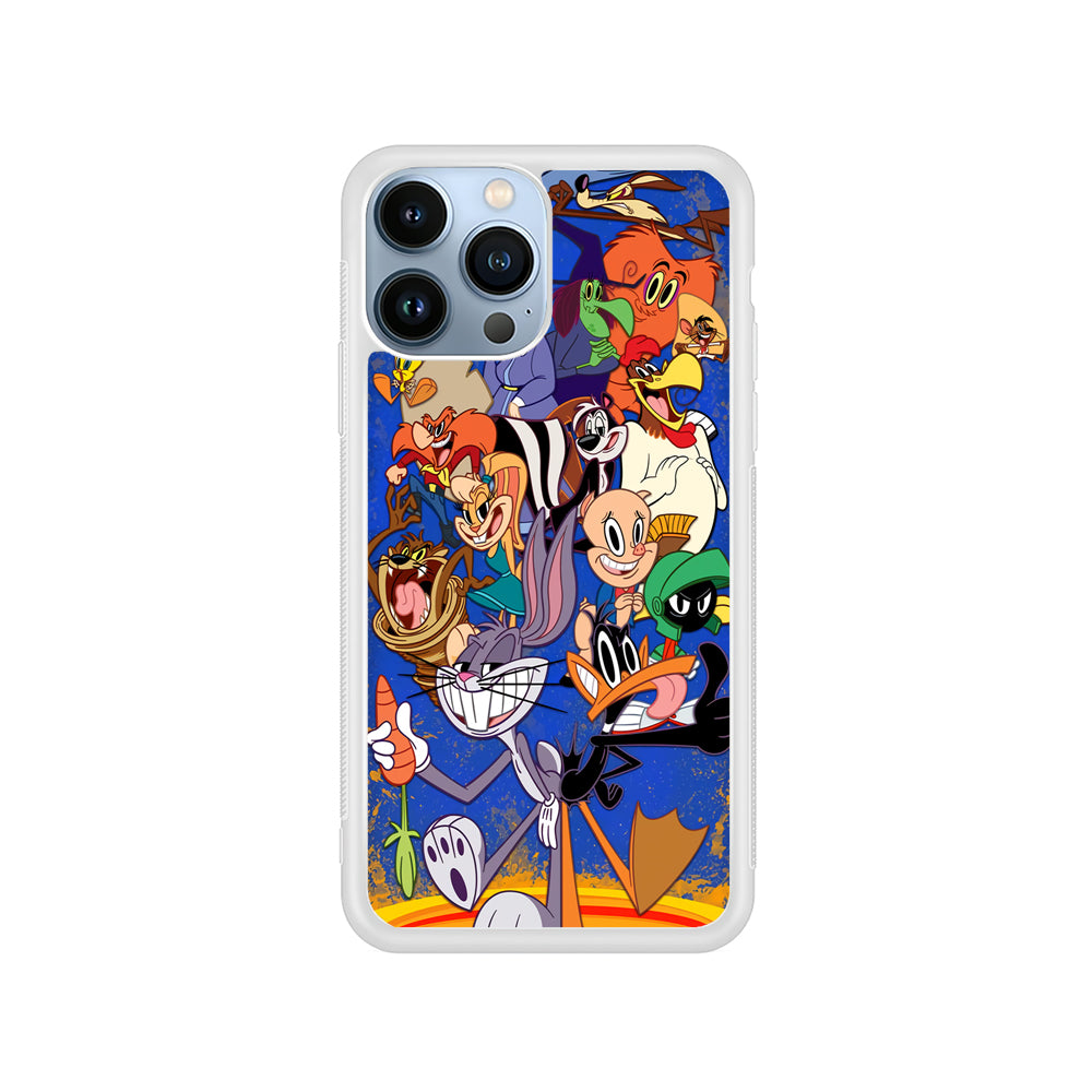 Bugs Bunny And Daffy Duck With Family iPhone 15 Pro Case