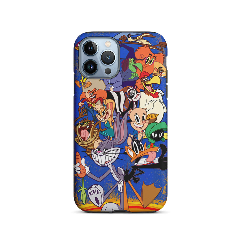 Bugs Bunny And Daffy Duck With Family iPhone 15 Pro Case