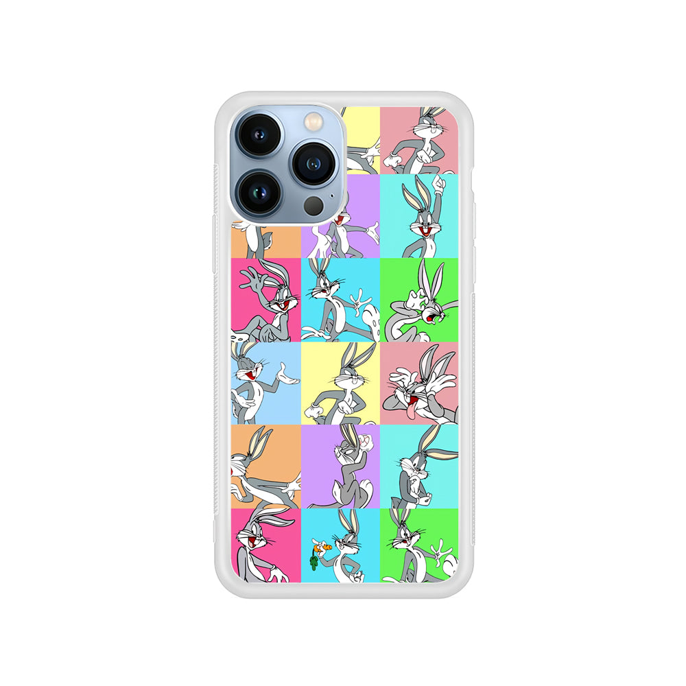 Bugs Bunny Fun Colour Collage iPhone 15 Pro Case