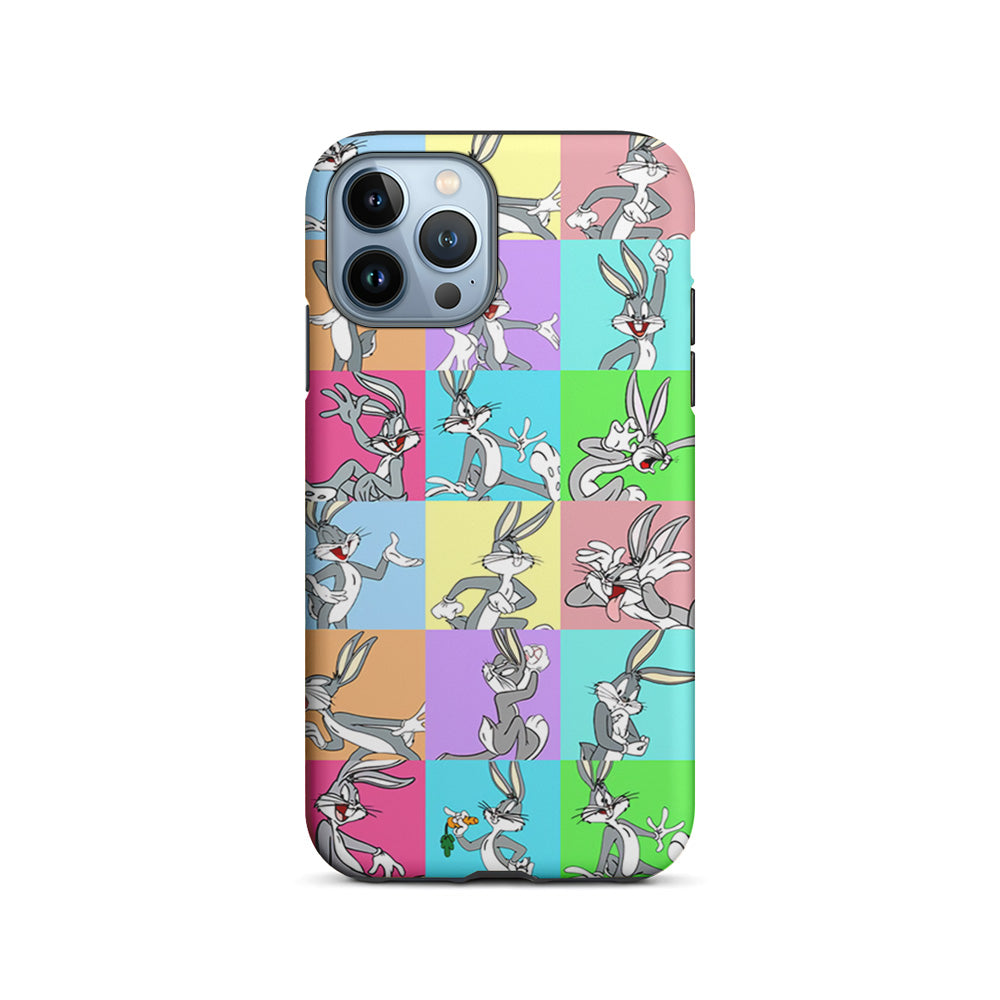 Bugs Bunny Fun Colour Collage iPhone 15 Pro Case