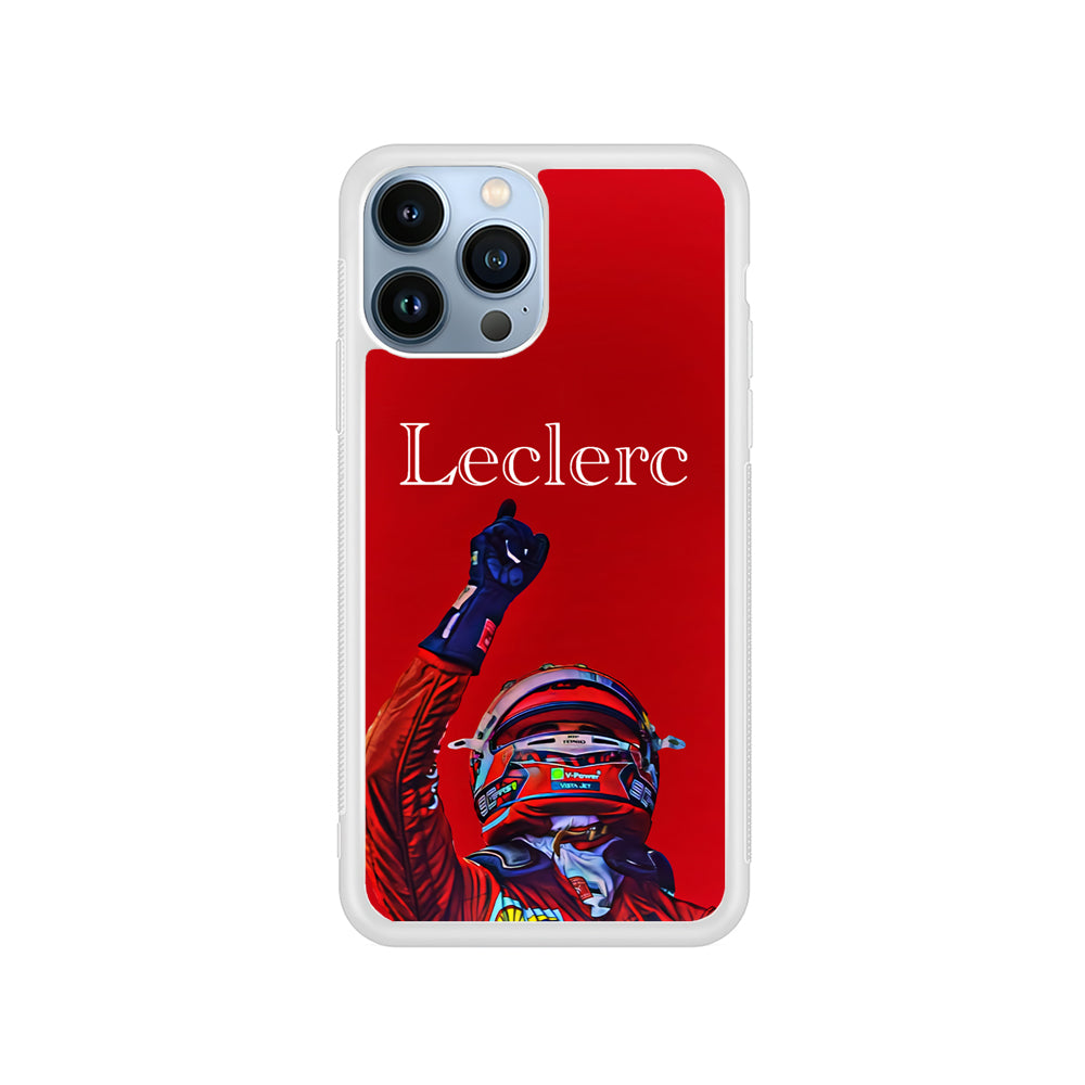 Charles Leclerc Formula 1 iPhone 15 Pro Case