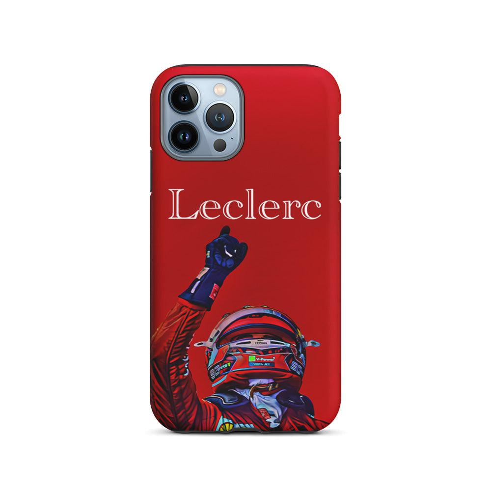 Charles Leclerc Formula 1 iPhone 15 Pro Case