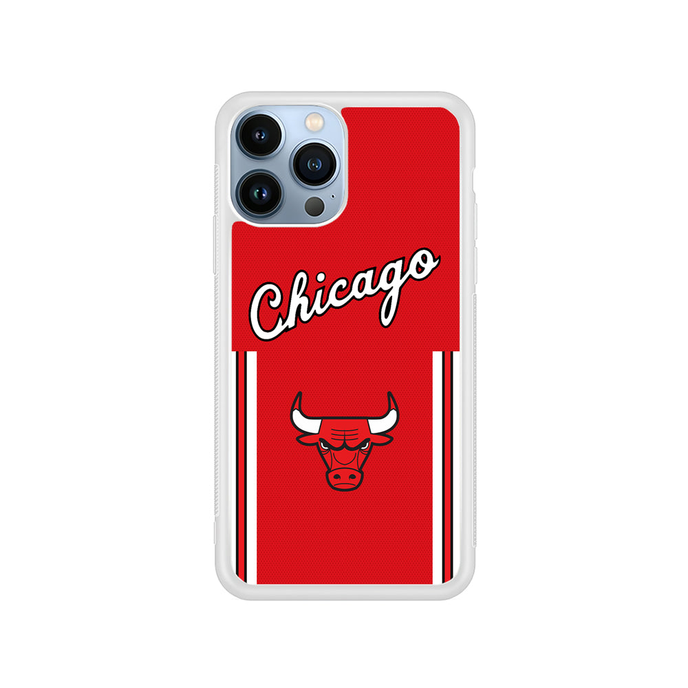 Chicago Bulls Red Champion iPhone 15 Pro Max Case