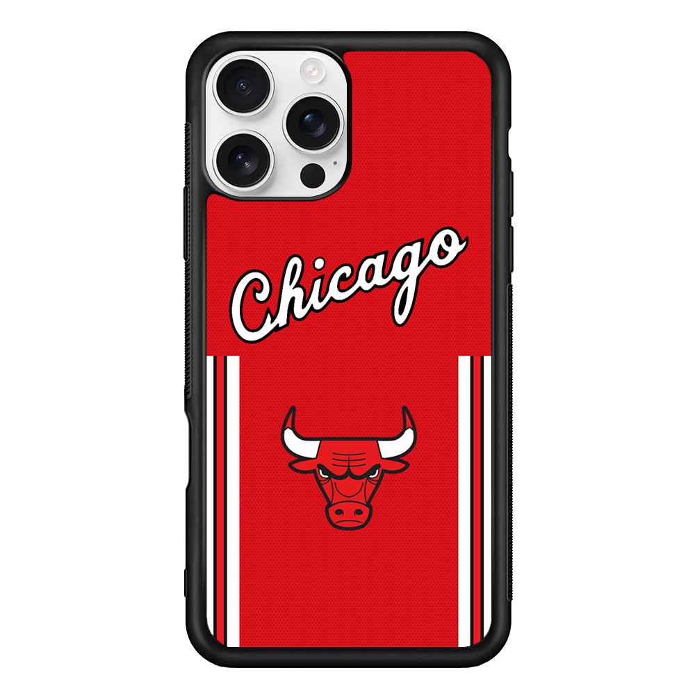 Chicago Bulls Red Champion iPhone 16 Pro Case