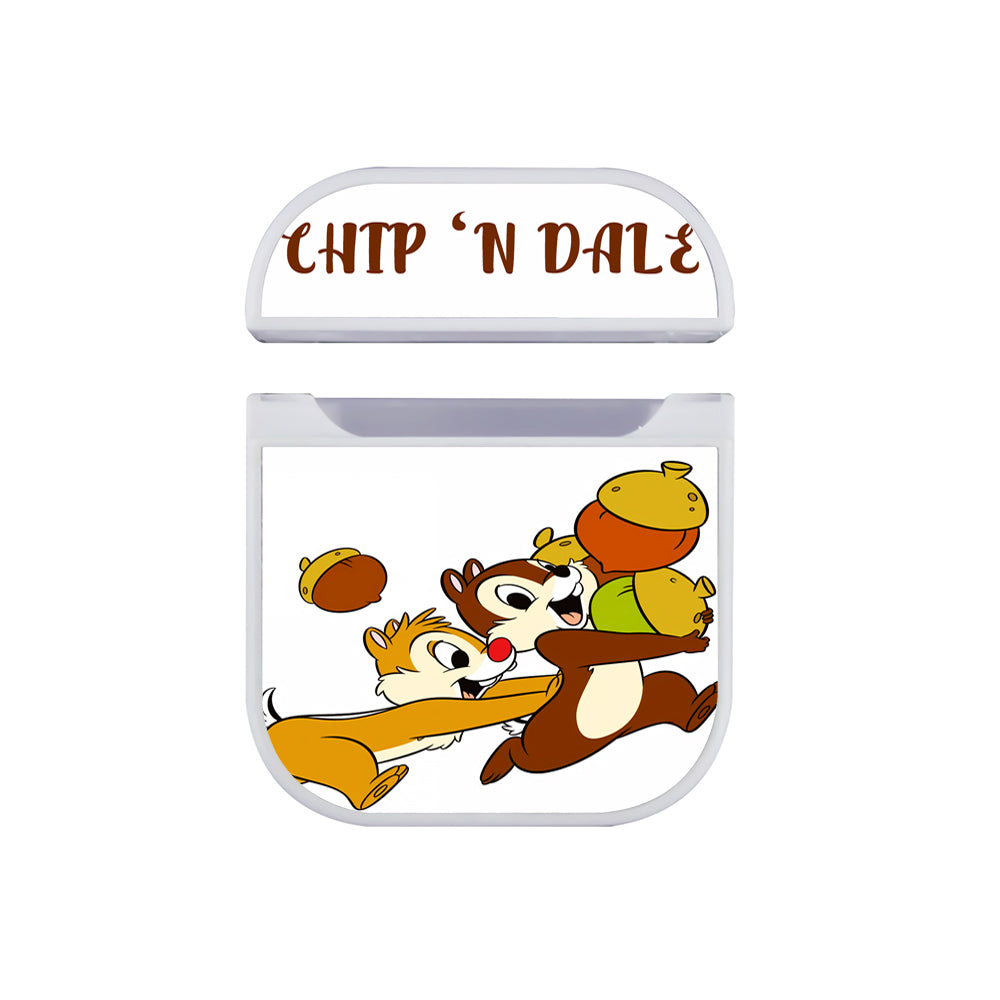 Chip And Dale Best Friend Apple Airpods Case White