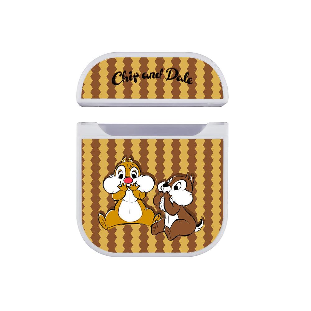 Chip n Dale Do Not Forget to Eat Apple Airpods Case White