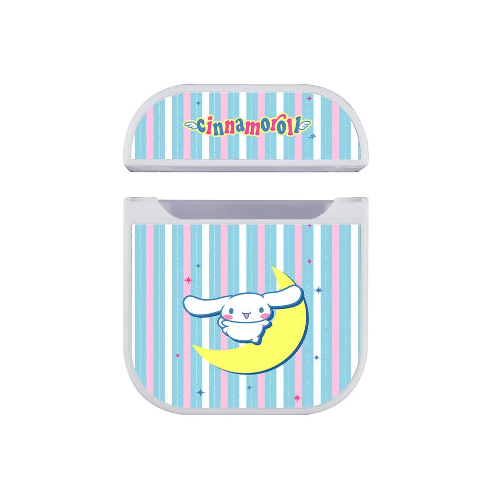 Cinnamoroll Have Fun on The Moon Apple Airpods Case White