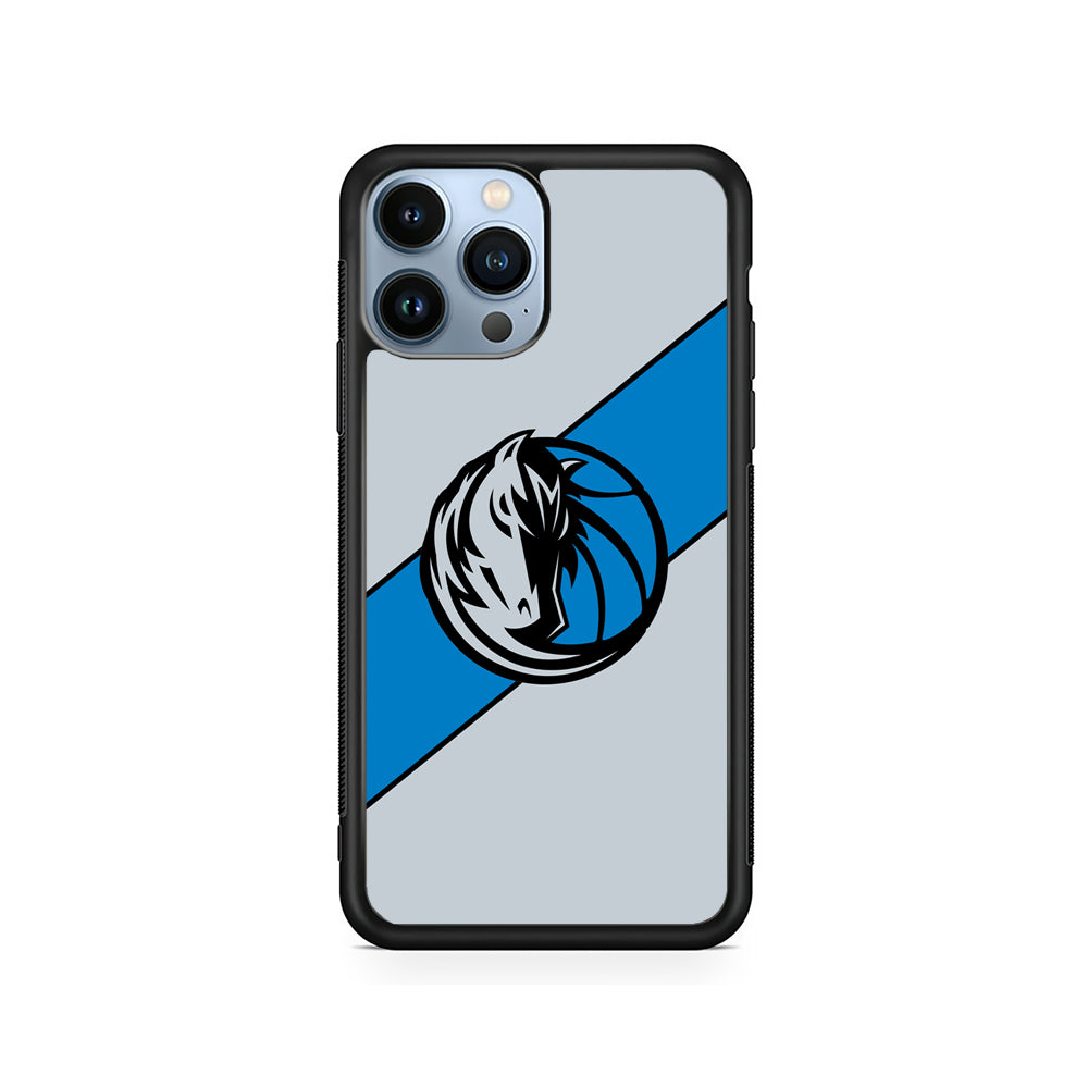Dallas Mavericks Stripe Blue iPhone 15 Pro Max Case