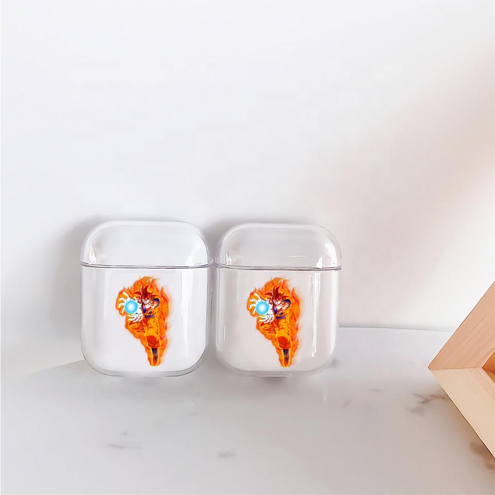 Dragon Ball Goku Kamehameha Apple Airpods Clear Case