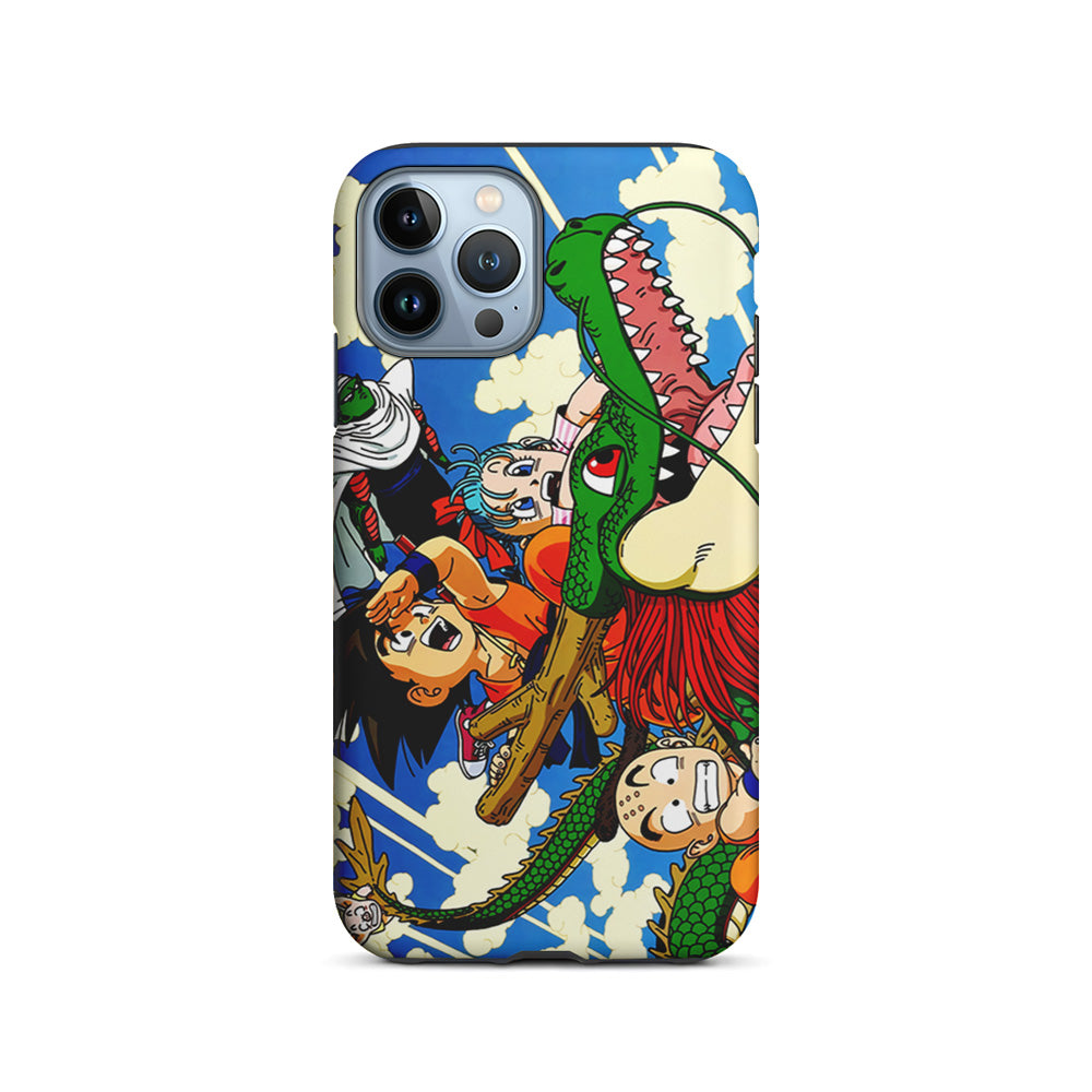 Dragonball Goku And Team iPhone 15 Pro Max Case