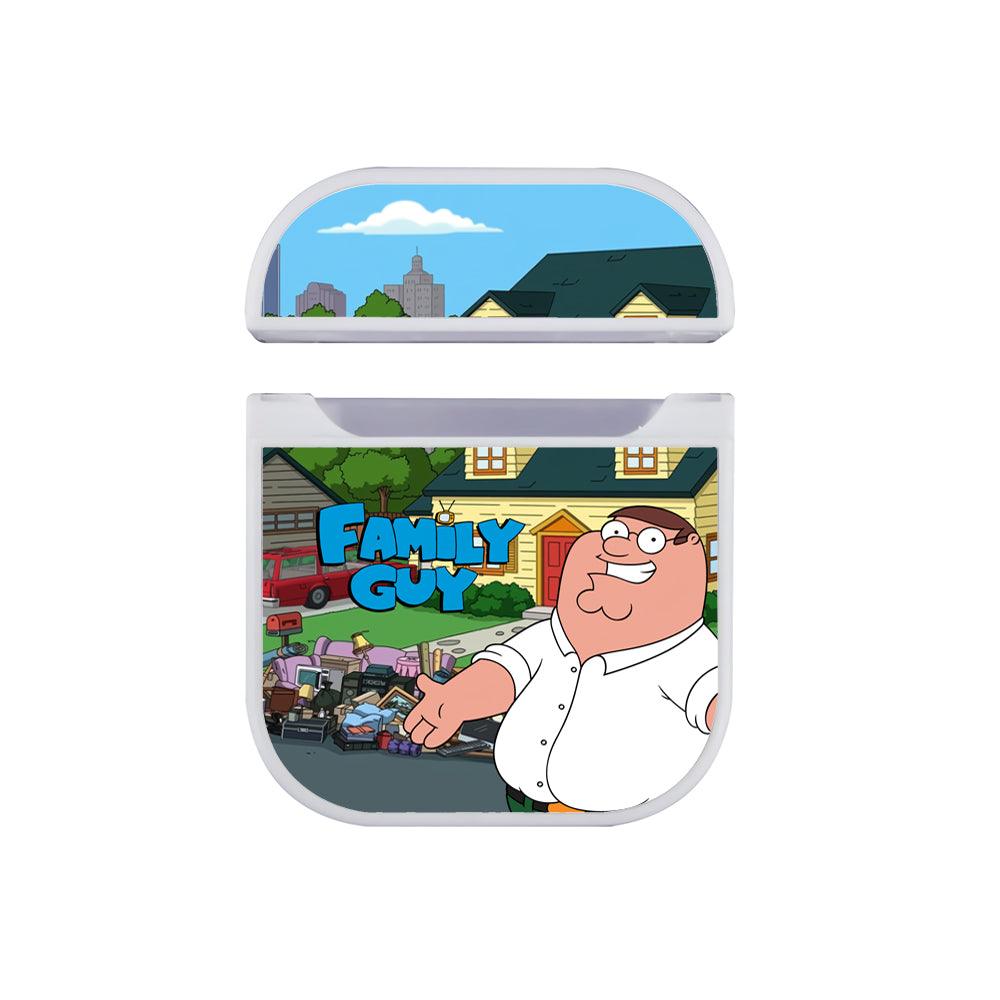 Family Guy Cleaning The House Apple Airpods Case White
