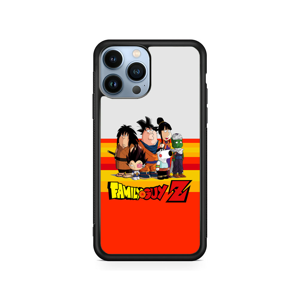 Family Guy on Dragon Ball Suit iPhone 15 Pro Max Case