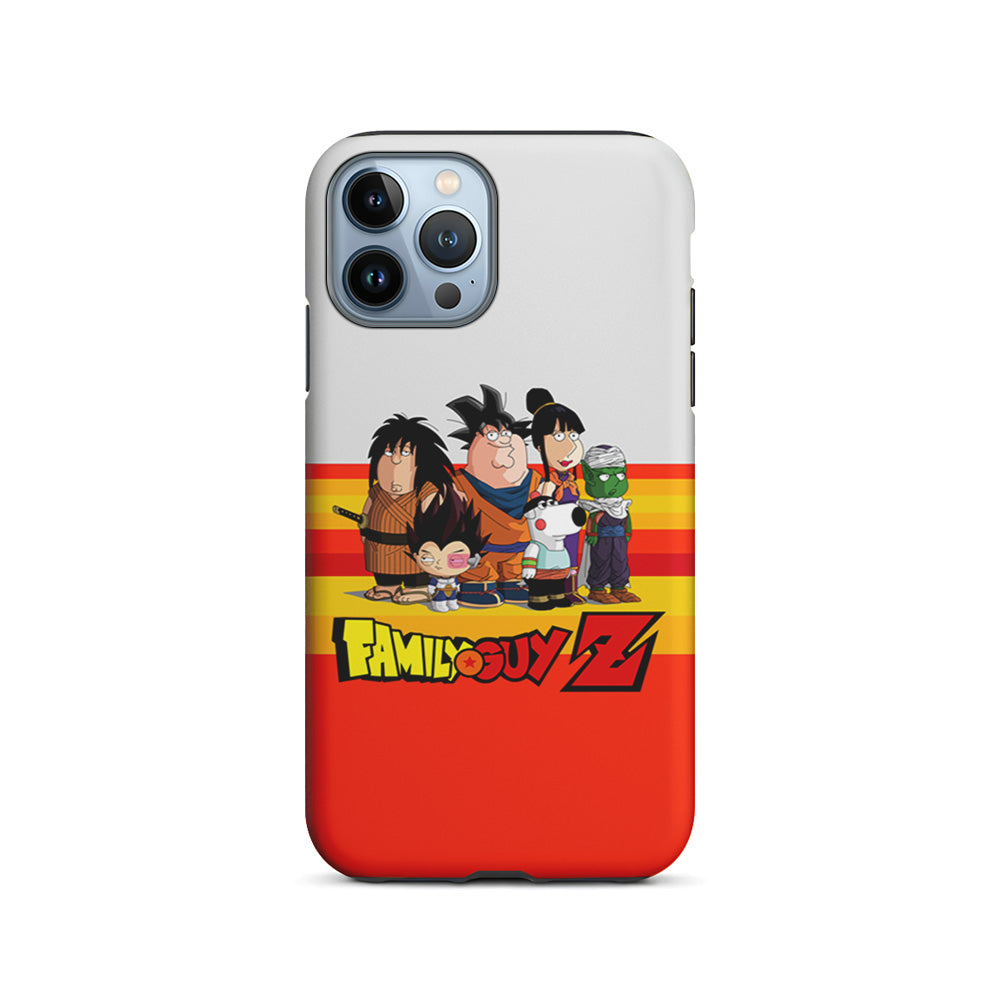 Family Guy on Dragon Ball Suit iPhone 15 Pro Max Case