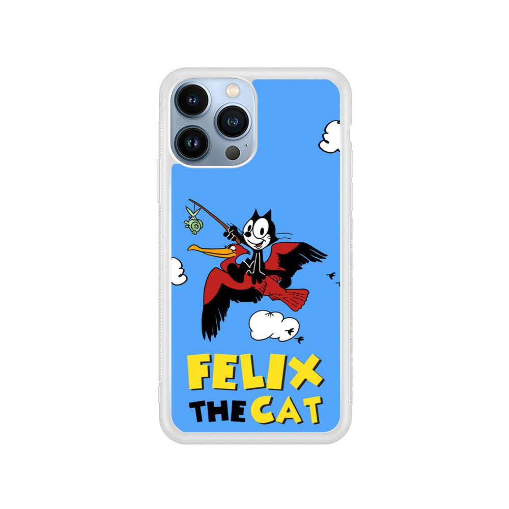 Felix The Cat Fly iPhone 15 Pro Max Case