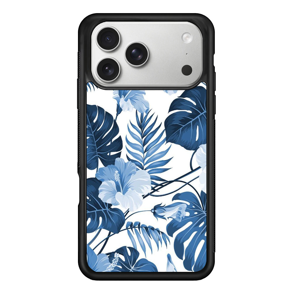 Flowers Sky Blue Hibiscus iPhone 17 Pro Max Case