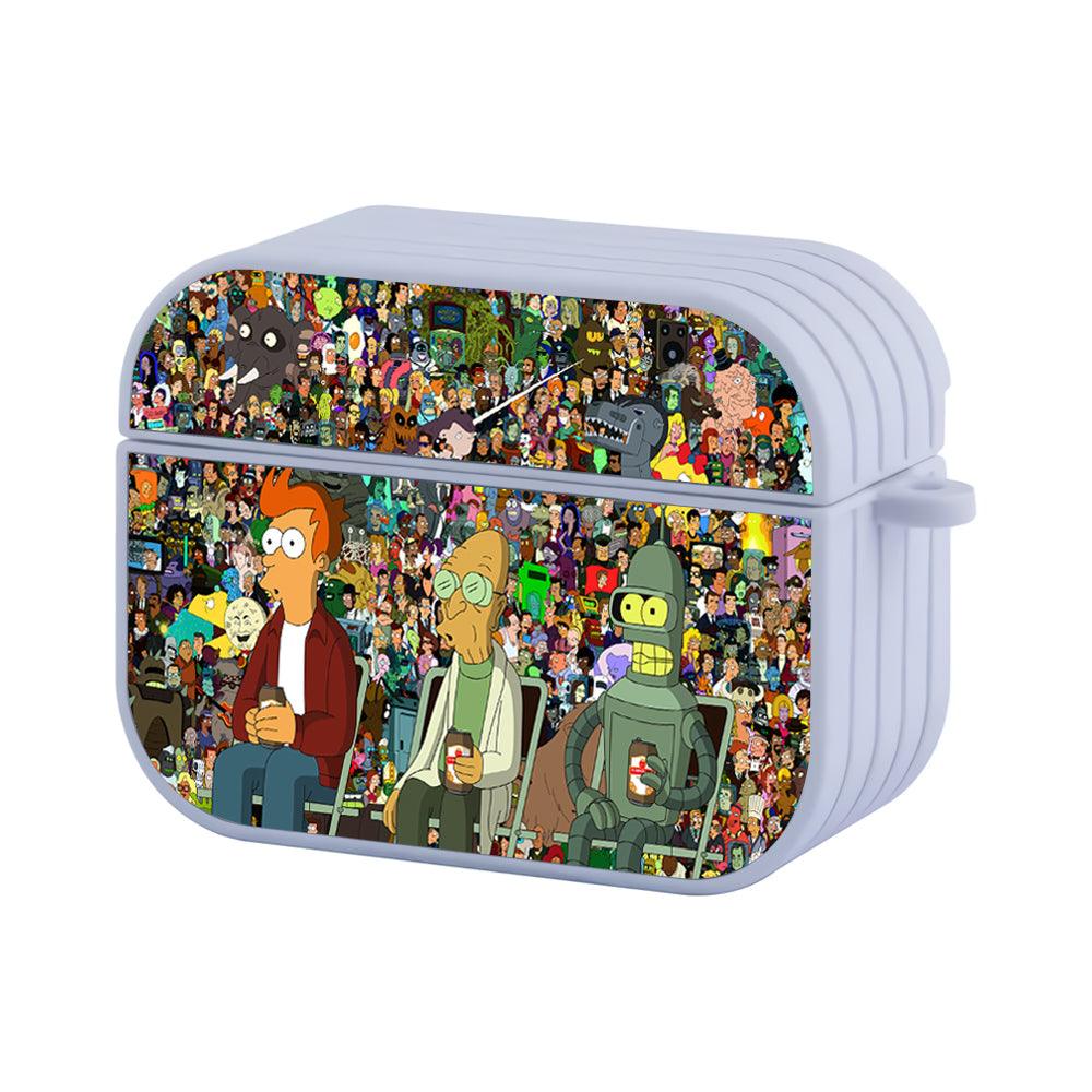 Futurama Interesting Spectacle Apple Airpods Pro 3 Case White