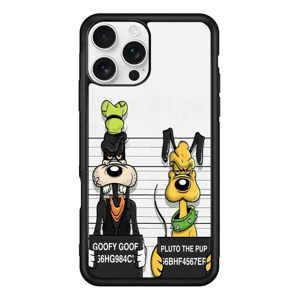 Goofy and Pluto Get Caught iPhone 16 Pro Max Case