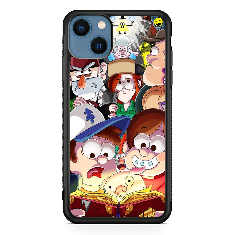 Gravity Falls All Character iPhone 15 Plus Case - Carneyforia