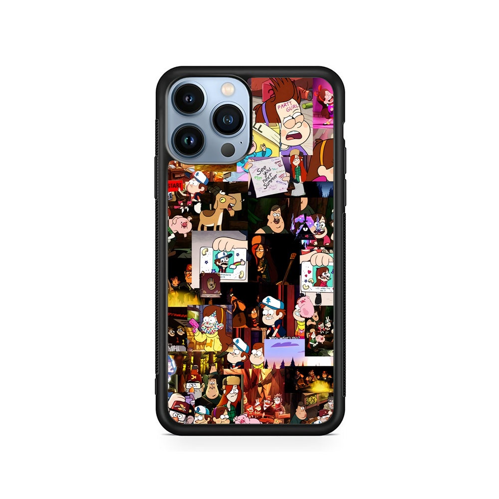Gravity Falls Collage iPhone 14 Pro Case