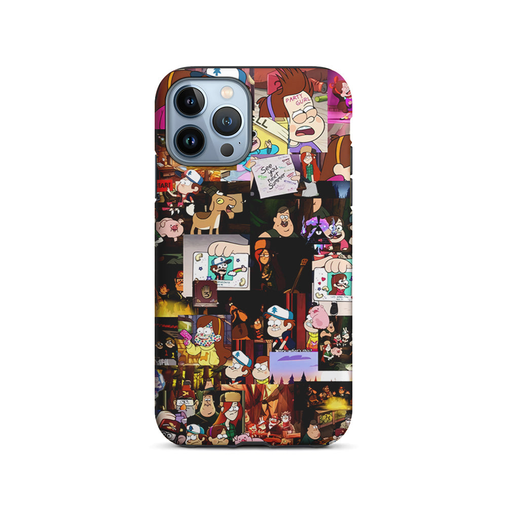 Gravity Falls Collage iPhone 14 Pro Case