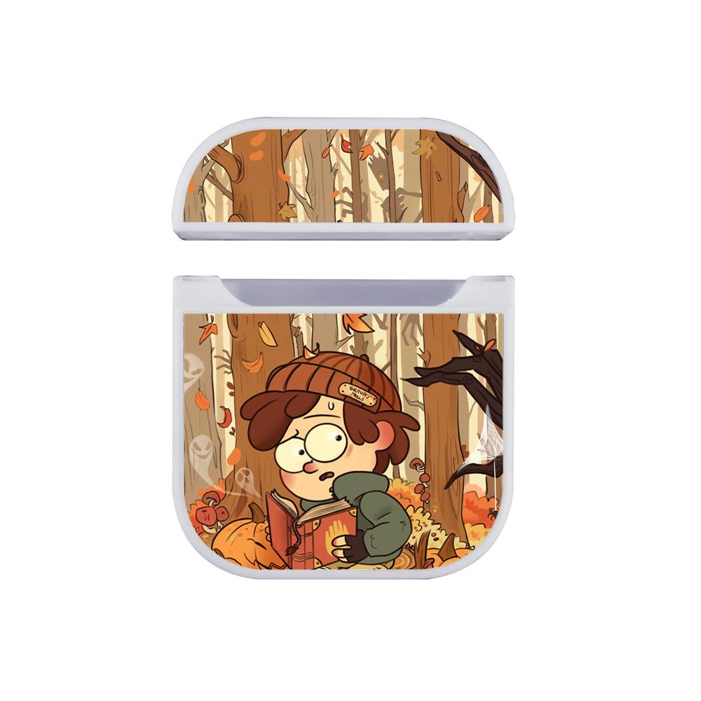 Gravity Falls Scared and Wary Apple Airpods Case White