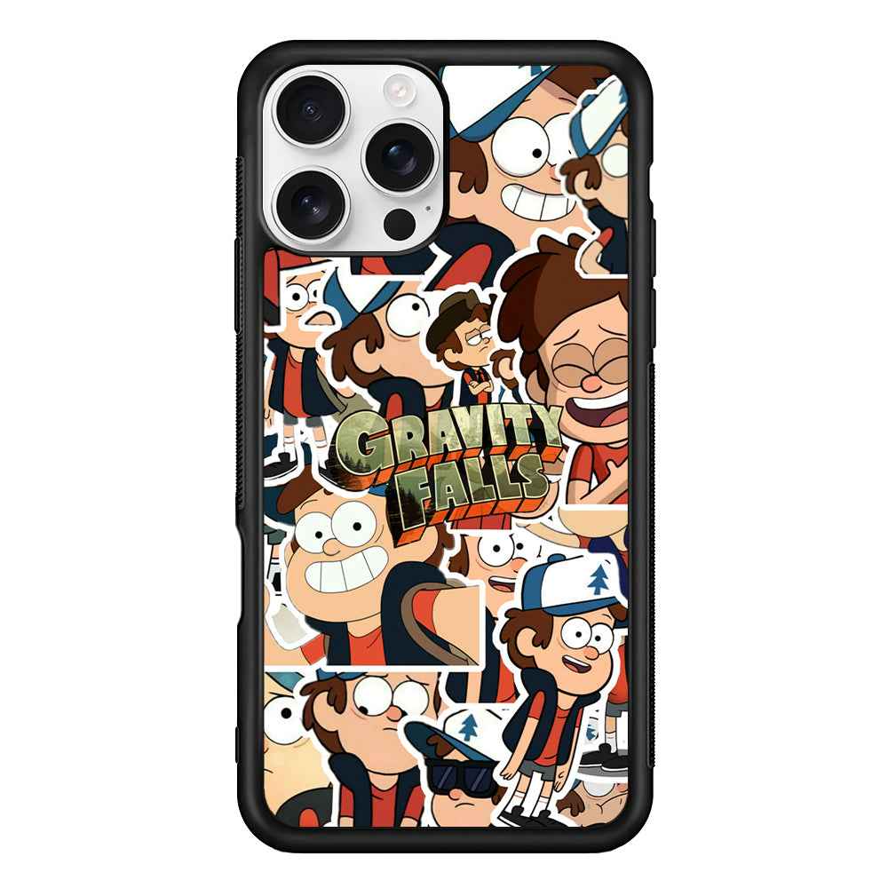 Gravity Falls Smile Collage from Dipper iPhone 16 Pro Case