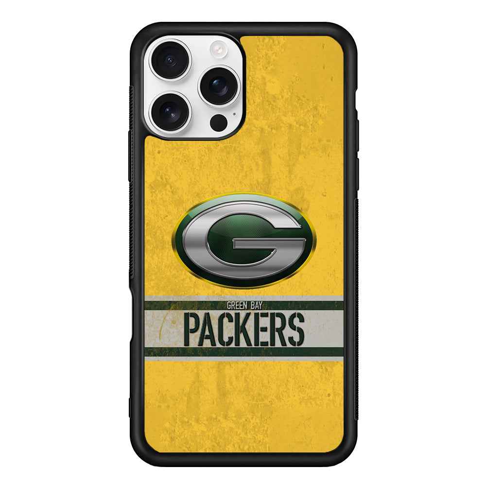 Green Bay Packers Abstract on The Wall iPhone 16 Pro Case
