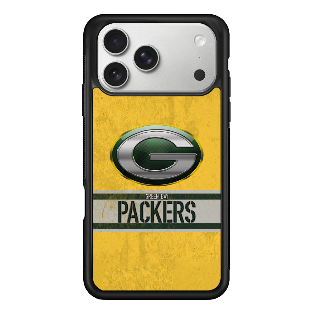 Green Bay Packers Abstract on The Wall iPhone 17 Pro Max Case