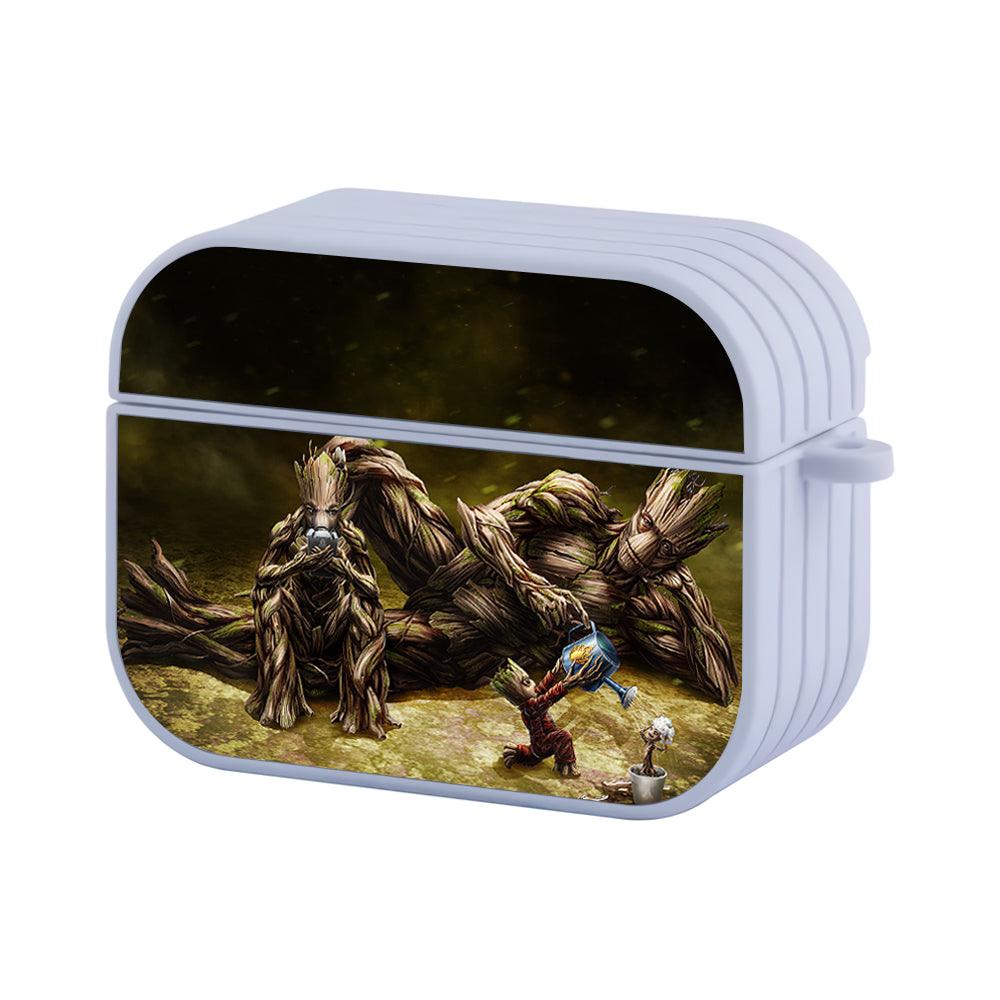 Groot Family Guardians of The Galaxy Apple Airpods Pro Case White