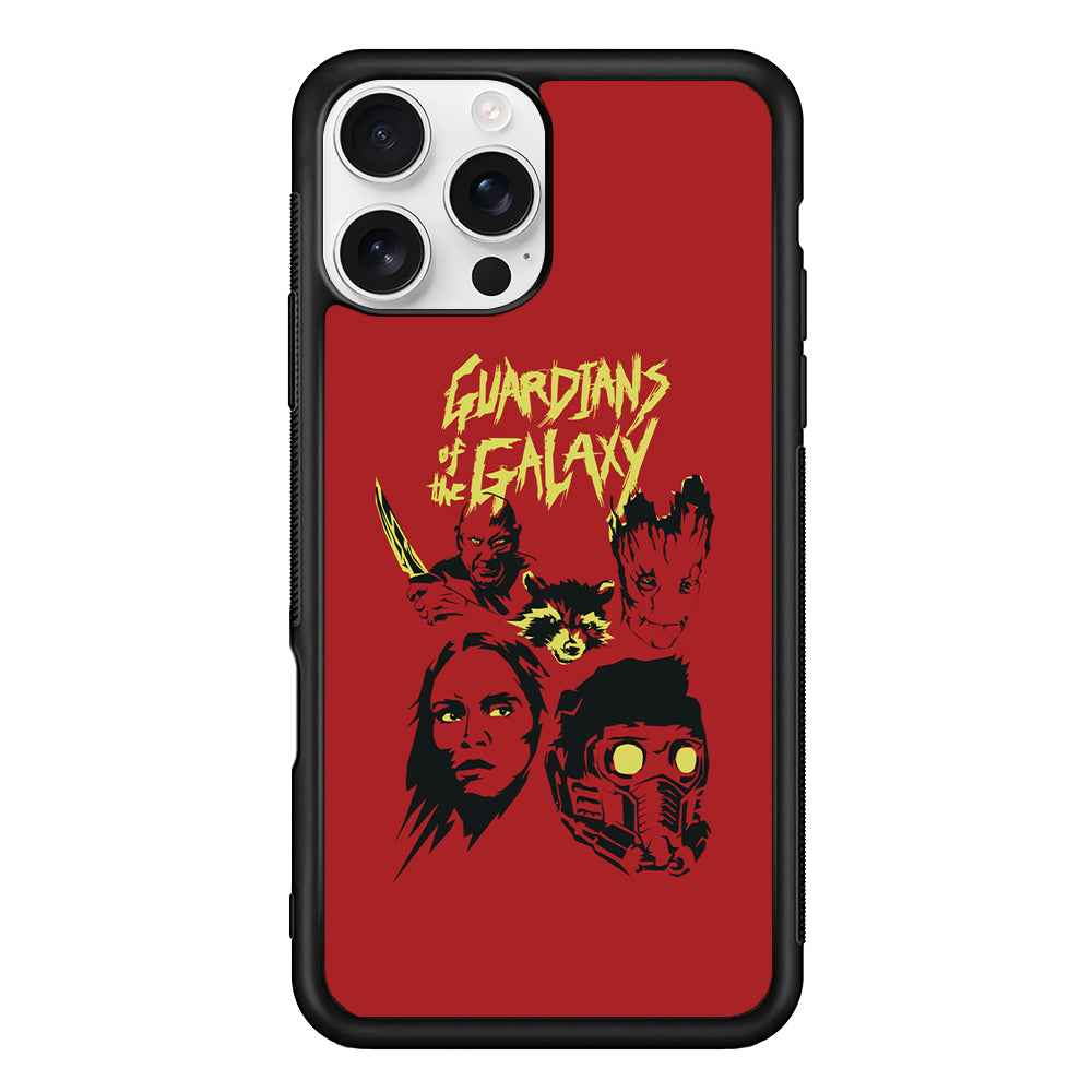 Guardians of The Galaxy Five Silhouette iPhone 16 Pro Case
