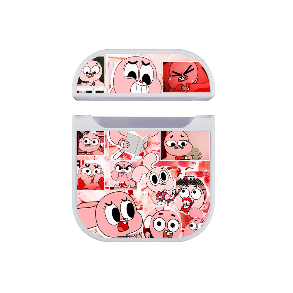 Gumball Anais Aesthetic Apple Airpods Case White
