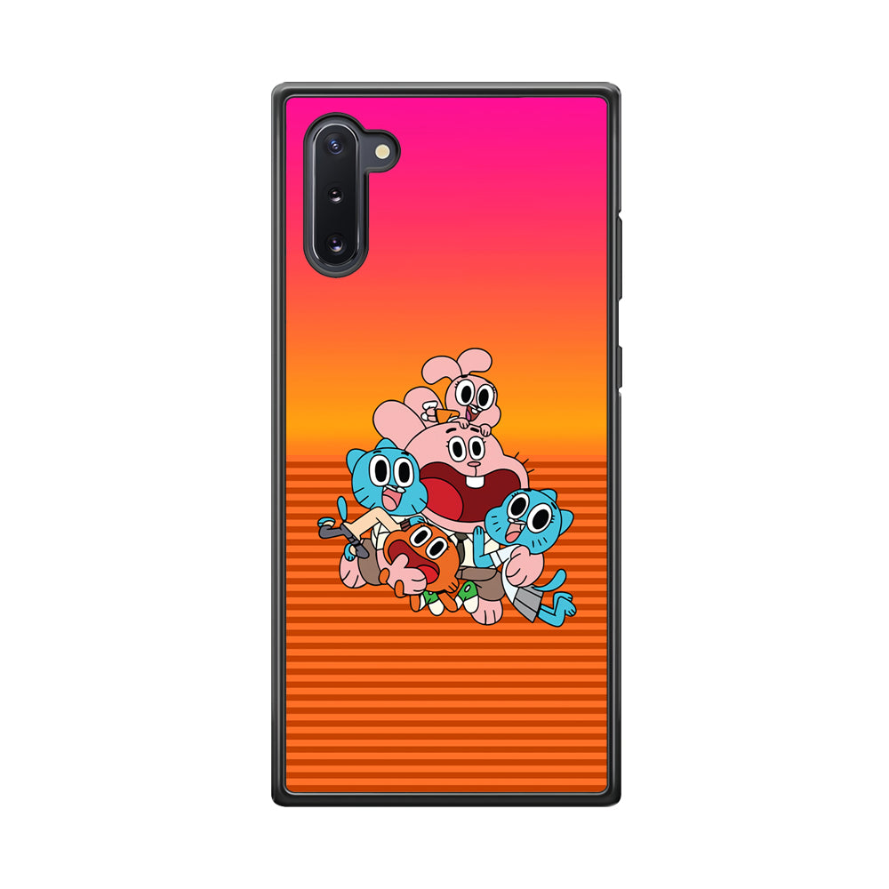 Gumball Scream on Happiness Samsung Galaxy Note 10 Case