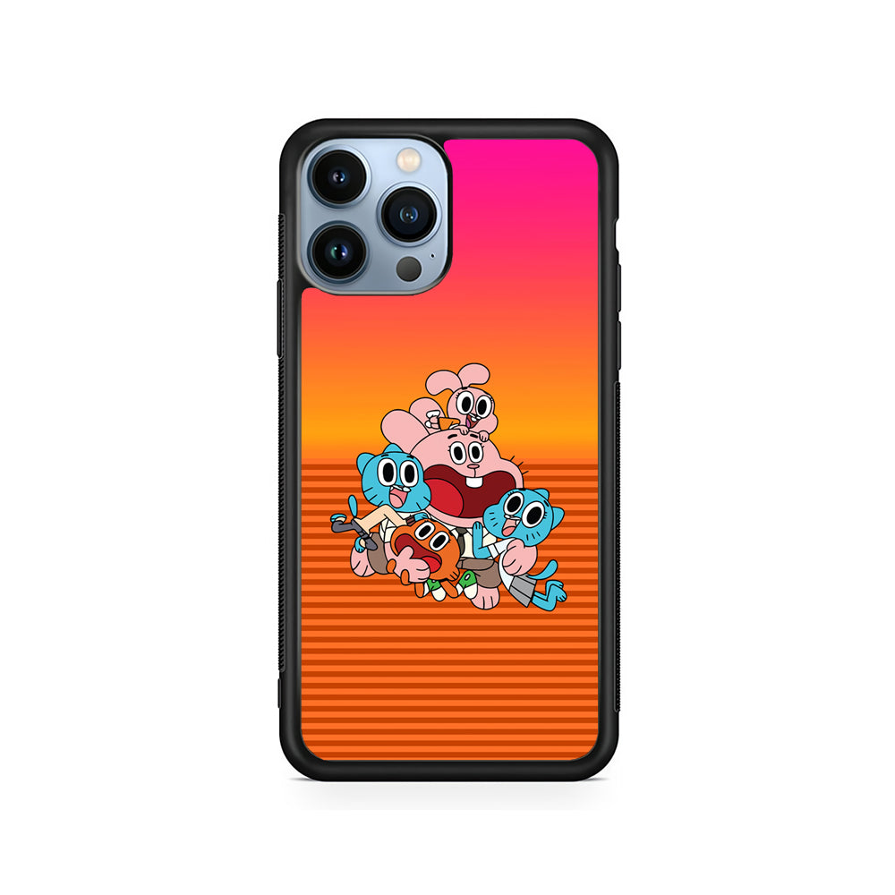 Gumball Scream on Happiness iPhone 14 Pro Case