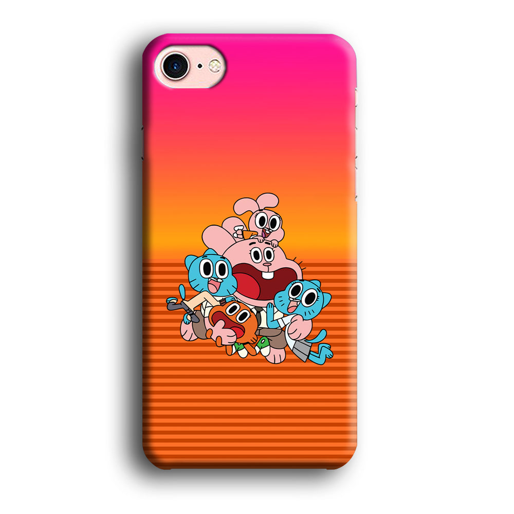 Gumball Scream on Happiness iPhone 8 Case