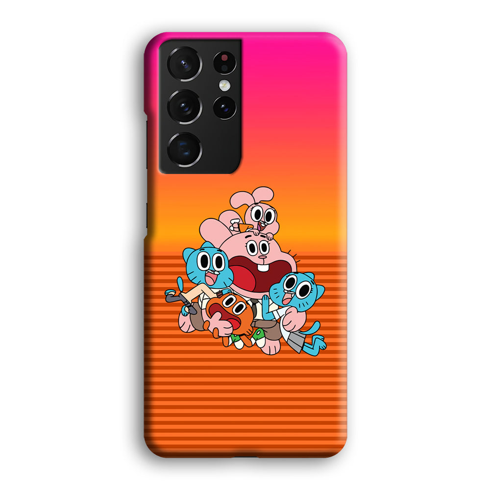 Gumball Scream on Happiness Samsung Galaxy S21 Ultra Case